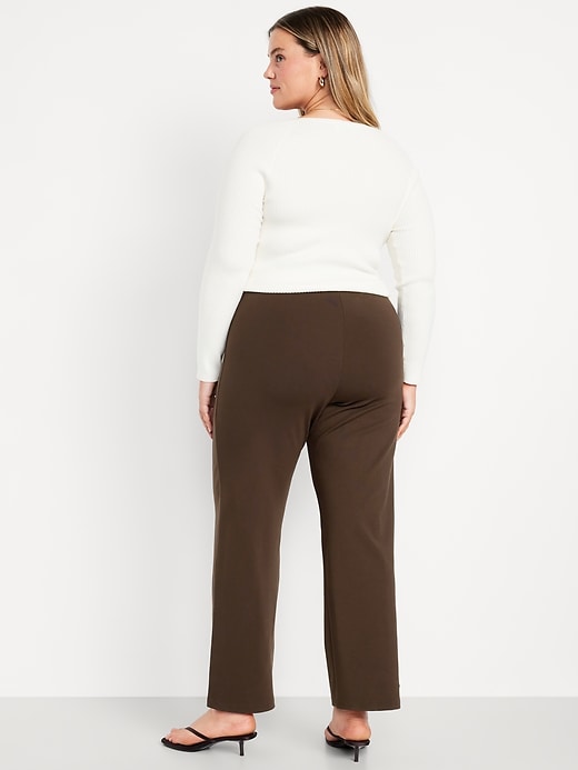 Image number 8 showing, Extra High-Waisted Stevie Straight Ankle Pants