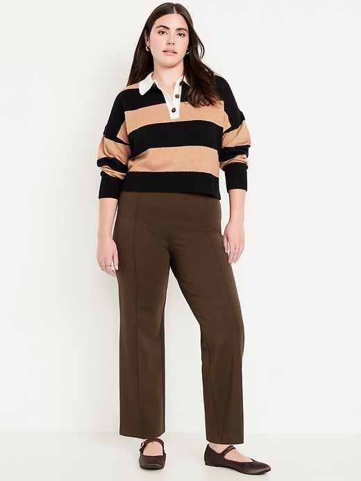 Image number 5 showing, Extra High-Waisted Stevie Straight Ankle Pants