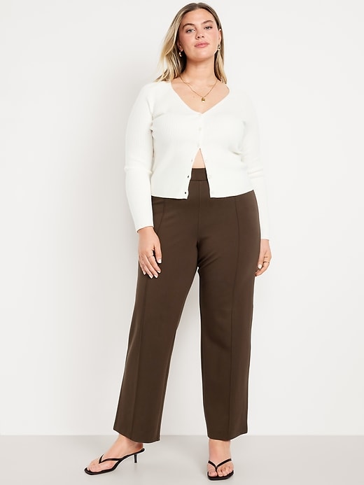 Image number 7 showing, Extra High-Waisted Stevie Straight Ankle Pants