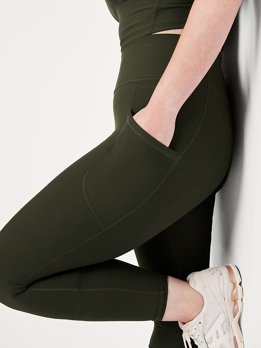 Image number 3 showing, High-Waisted PowerSoft 7/8 Pocket Leggings