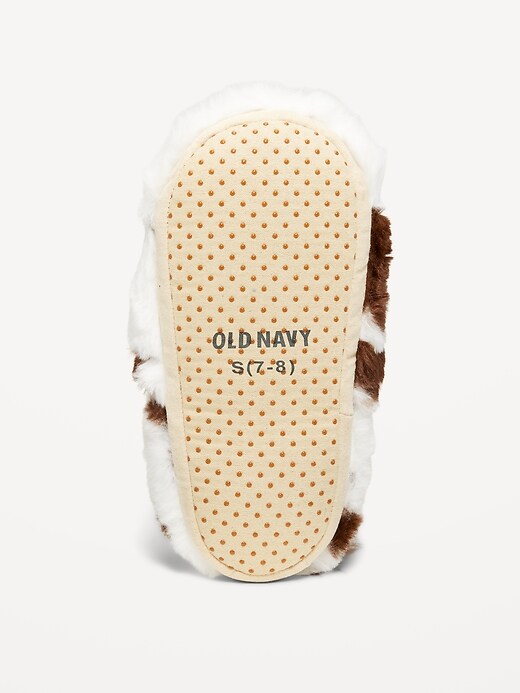 Image number 4 showing, Faux-Fur Critter Slippers for Toddler