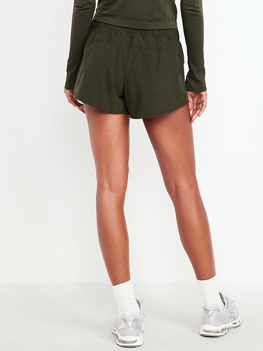 Image number 2 showing, Mid-Rise StretchTech Run Shorts -- 3-inch inseam