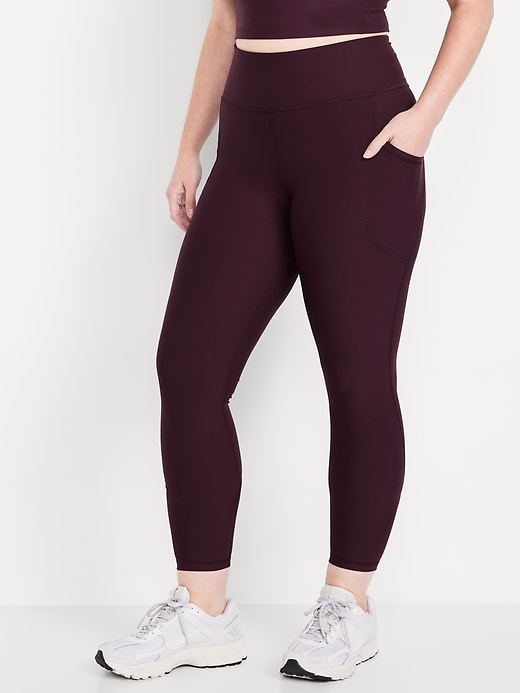 L'image numéro 4 présente Legging PowerSoft à taille haute longueur 7/8