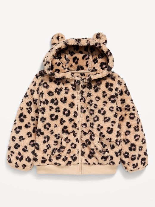 Image number 2 showing, Critter Hooded Jacket for Toddler Girls