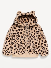 Image number 2 showing, Critter Hooded Jacket for Toddler Girls