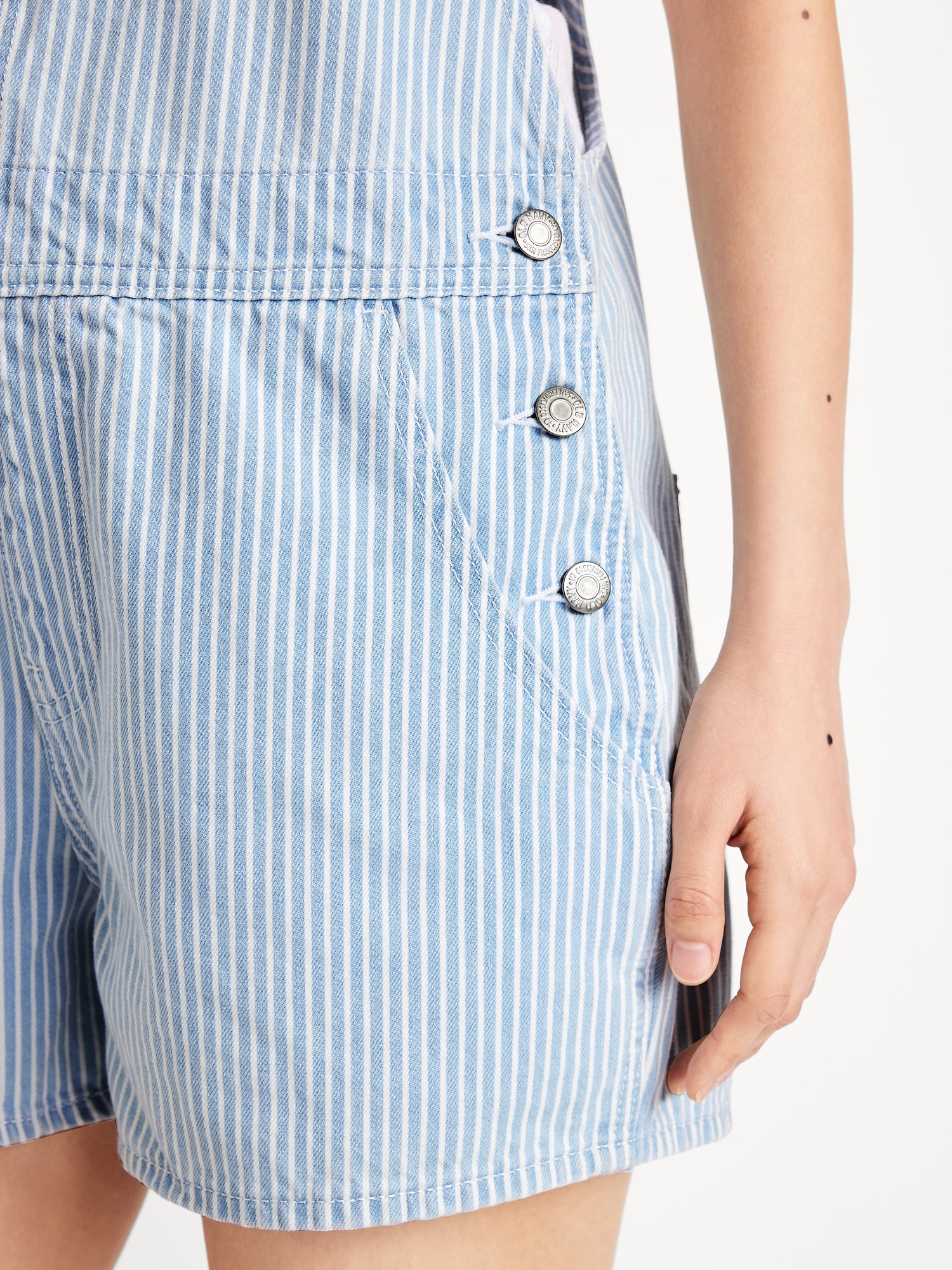Baggy Jean Shortalls -- 3-inch inseam