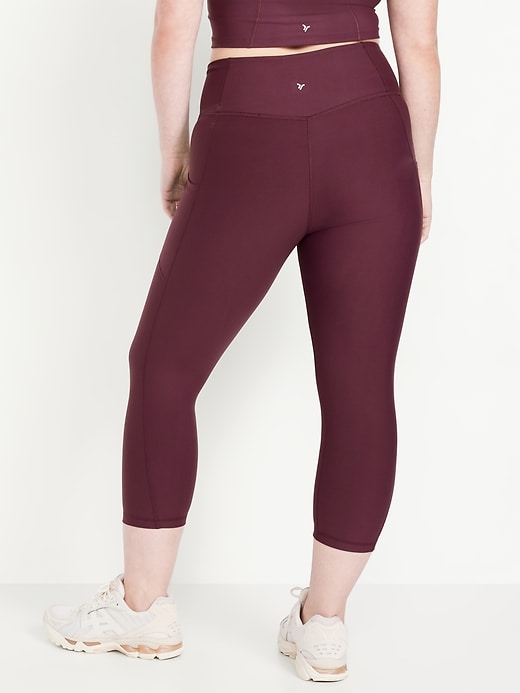 Image number 6 showing, High-Waisted PowerSoft Crop Pocket Leggings