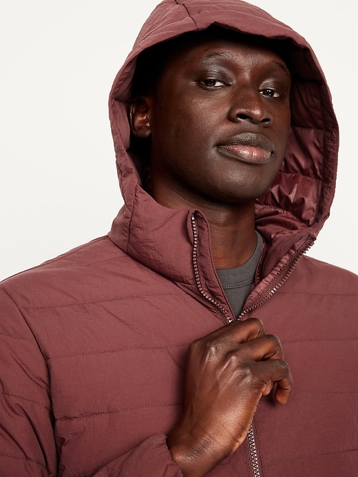 Image number 6 showing, Water-Resistant Narrow-Channel Nylon Puffer Jacket