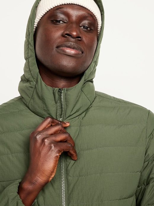 Image number 6 showing, Water-Resistant Narrow-Channel Nylon Puffer Jacket