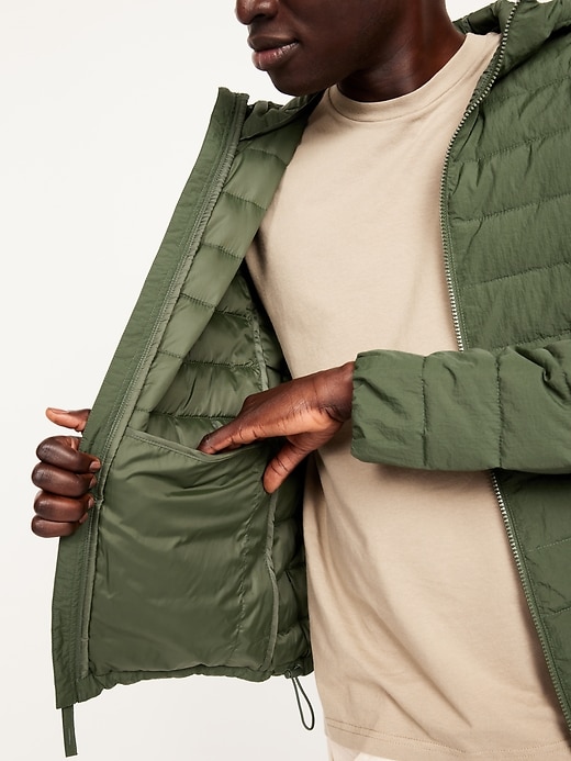Image number 5 showing, Water-Resistant Narrow-Channel Nylon Puffer Jacket