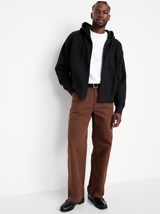 Image number 4 showing, Cropped Rotation Oversized Zip Hoodie