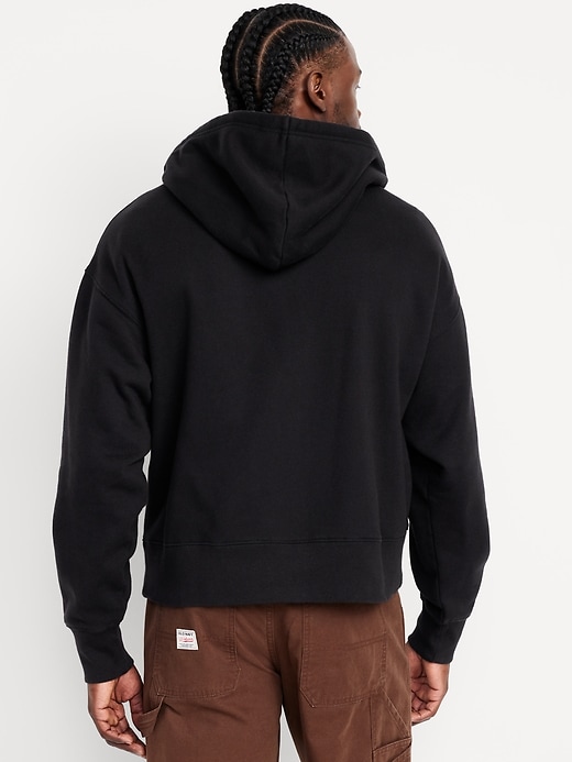Image number 3 showing, Cropped Rotation Oversized Zip Hoodie