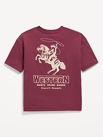 View large product image 3 of 3. Oversized Short-Sleeve Graphic T-Shirt for Boys
