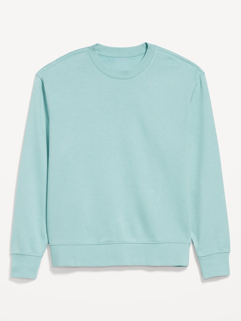Loose Rotation Crew-Neck Sweatshirt - Geyser