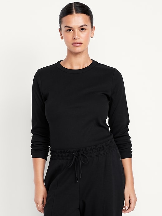 Image number 4 showing, Snug Long-Sleeve Crew-Neck T-Shirt