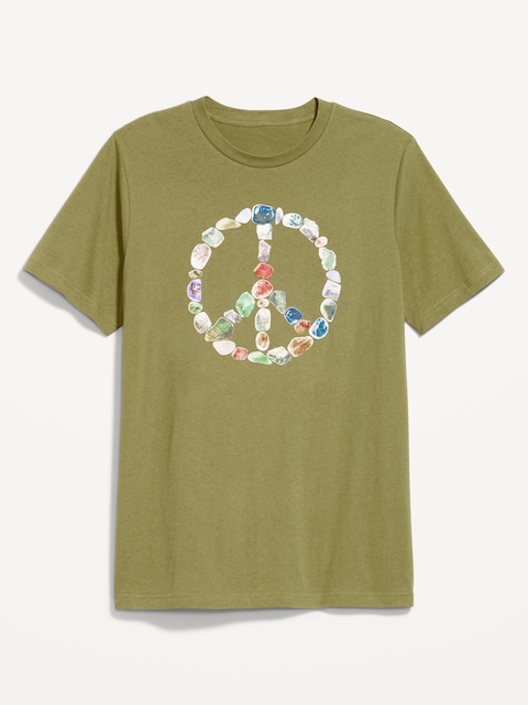Graphic Crew-Neck T-Shirt - Willow Tree