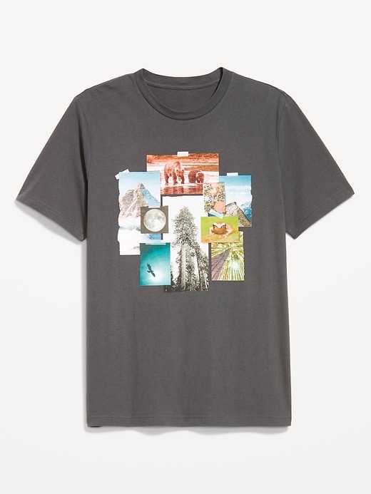 Image number 1 showing, Graphic Crew-Neck T-Shirt