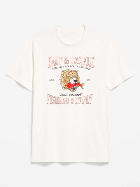 Graphic Crew-Neck T-Shirt - Sea Salt Caramel