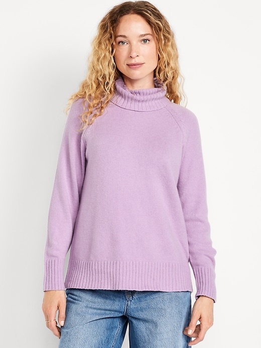 Image number 1 showing, SoSoft Turtleneck Sweater