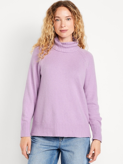 SoSoft Turtleneck Sweater - Spring Wisteria
