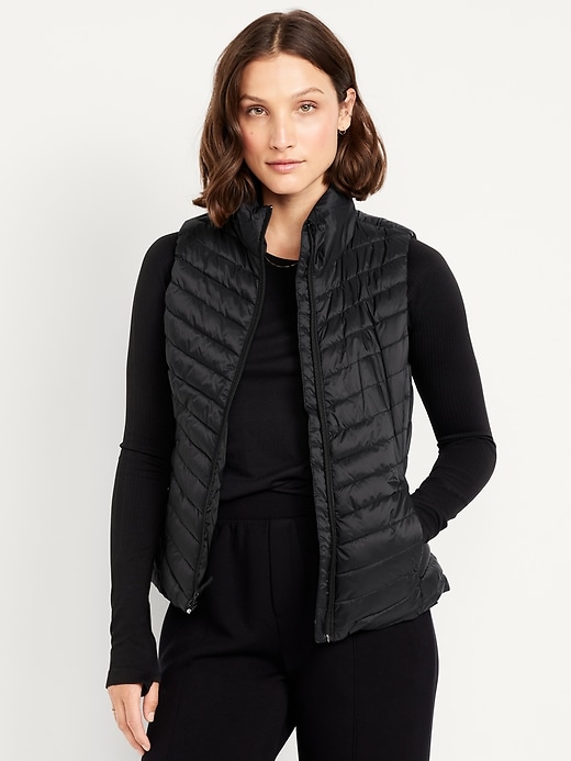 L'image numéro 1 présente Gilet rembourré hydrorésistant repliable