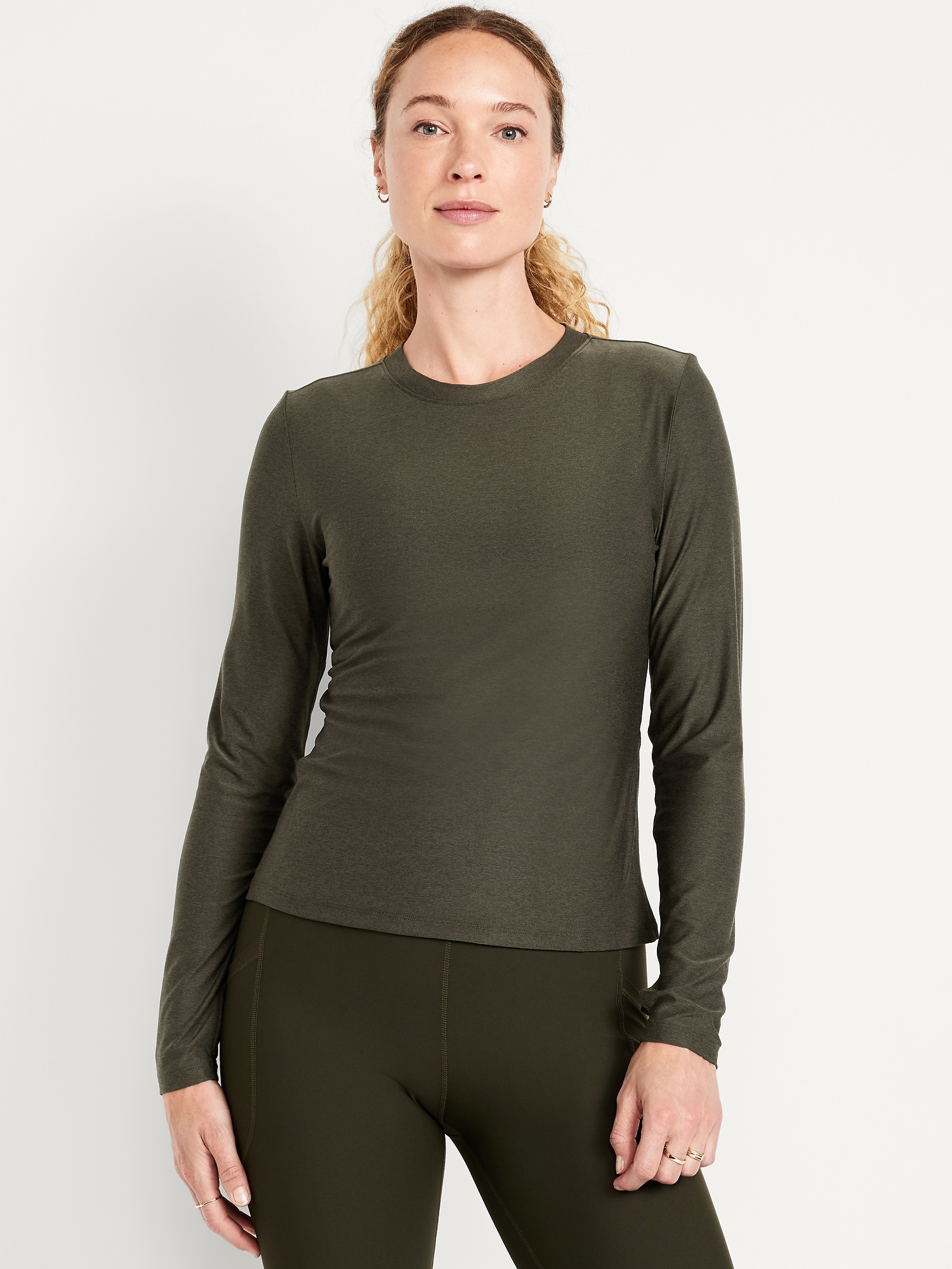 CloudMotion Keyhole Wrap Back Top