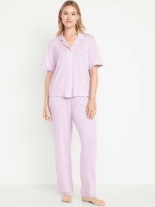 Image number 5 showing, Classic Jersey Pajama Pant Set