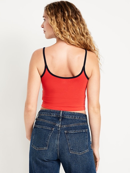 Image number 2 showing, Tipped Jersey Brami Top