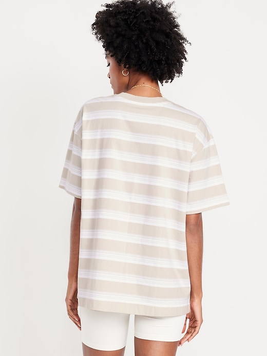Image number 8 showing, Oversized Striped T-Shirt