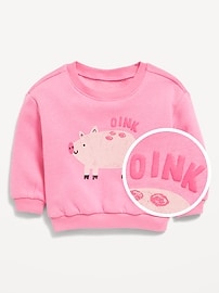 Image number 1 showing, Printed Crew-Neck Sweatshirt for Baby