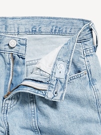 View large product image 3 of 3. High-Waisted Super Baggy Wide-Leg Cargo Jeans for Girls