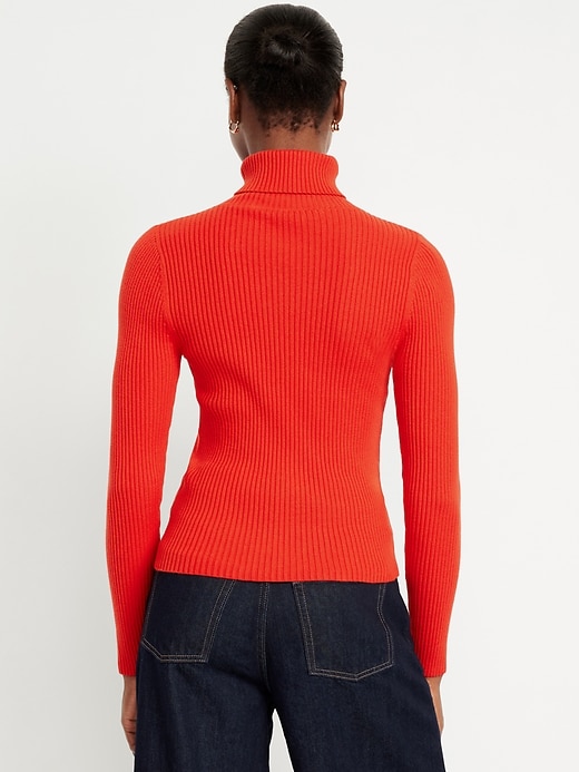 Image number 2 showing, SoSoft Lite Rib Turtleneck Sweater