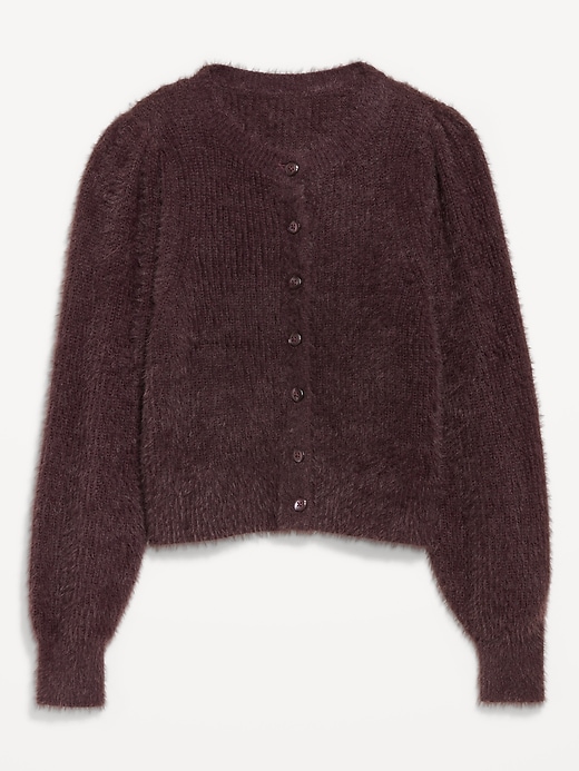 Image number 4 showing, Cropped Eyelash Cardigan Sweater