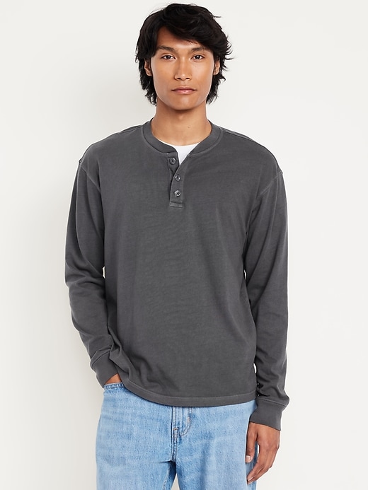 Image number 1 showing, Heavyweight Henley T-Shirt
