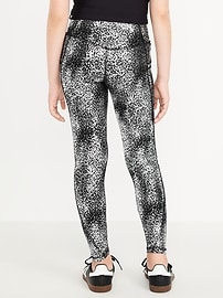 Image number 2 showing, High-Waisted PowerSoft 7/8-Length Side-Pocket Leggings for Girls