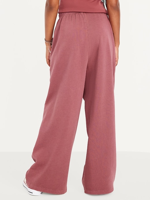 View large product image 2 of 5. Baggy Fleece Straight-Leg Sweatpants for Girls
