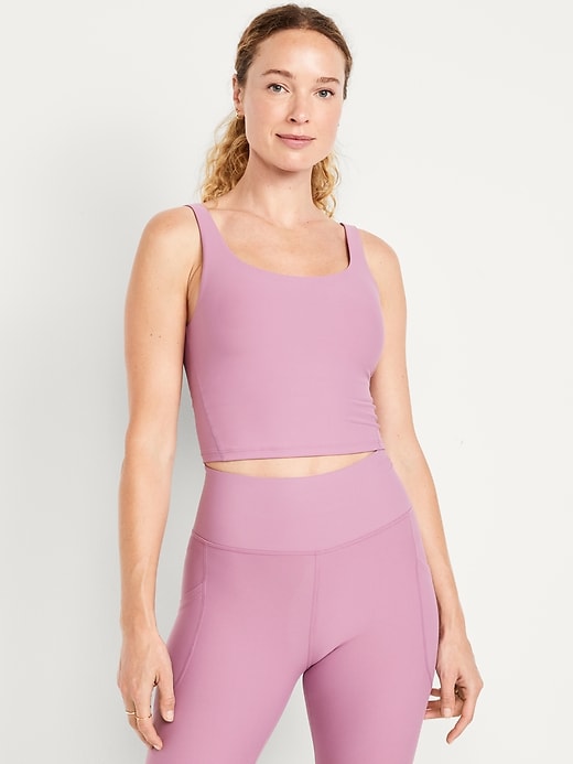 Image number 1 showing, Light Support PowerSoft Longline Sports Bra