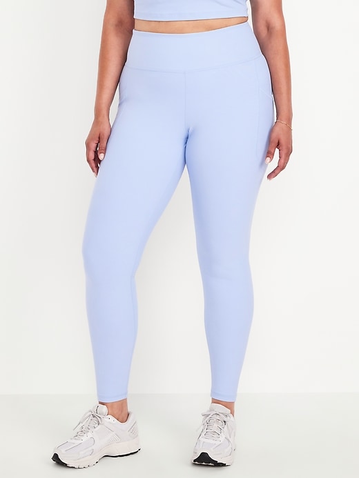 L'image numéro 6 présente Legging PowerSoft à poche à taille haute pleine longueur