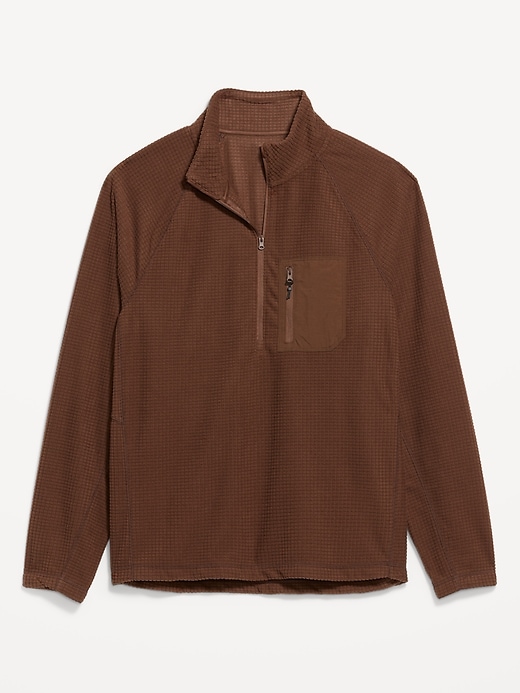 Image number 4 showing, Waffle Half-Zip Performance Pullover