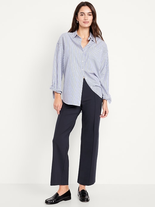 Image number 1 showing, Extra High-Waisted Stevie Straight Ankle Pants
