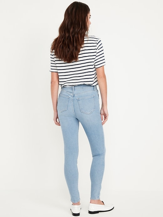 Image number 3 showing, Extra High-Waisted Rockstar 360° Stretch Super-Skinny Jeans