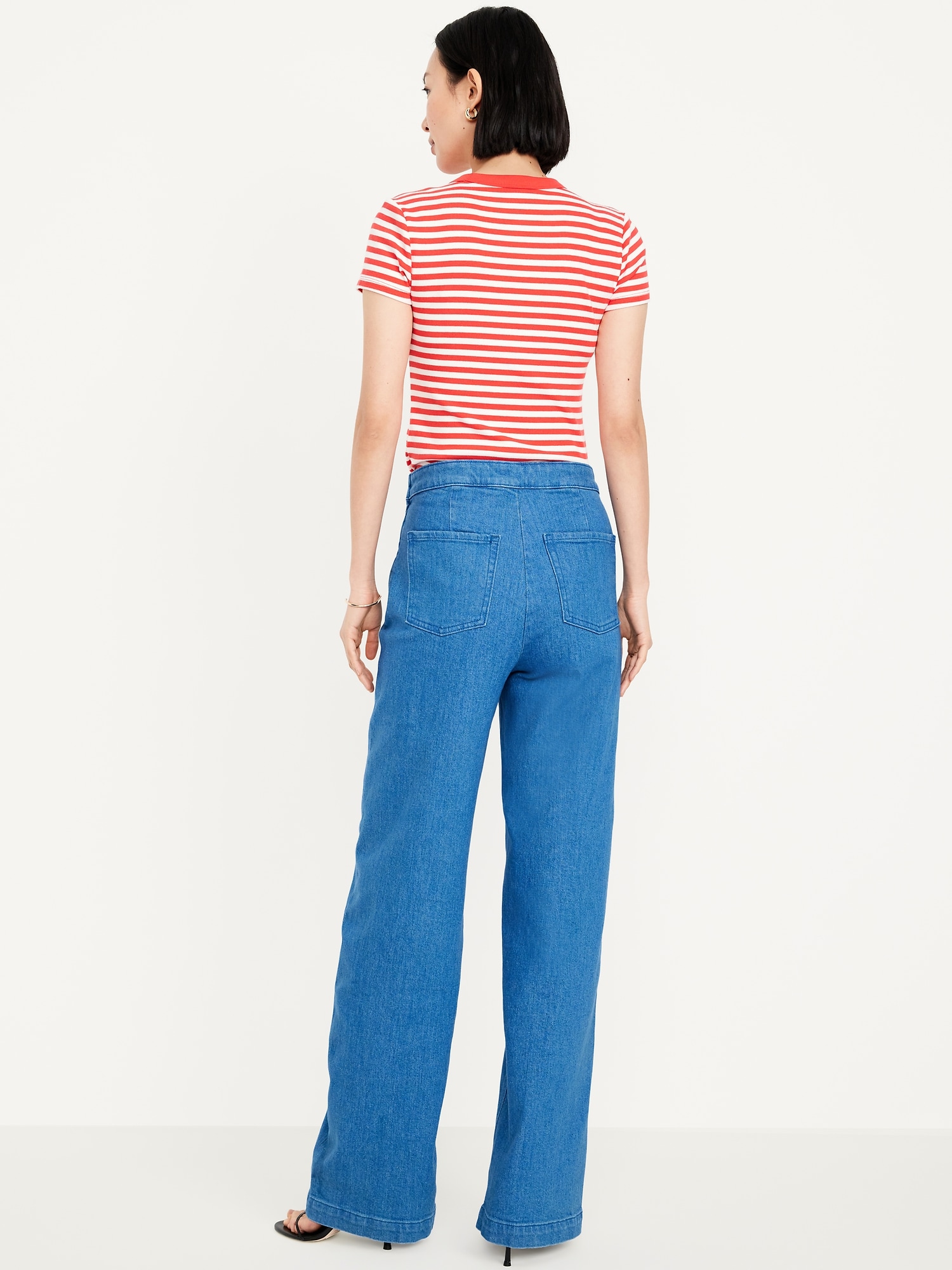 Extra High-Waisted Wide-Leg Jeans