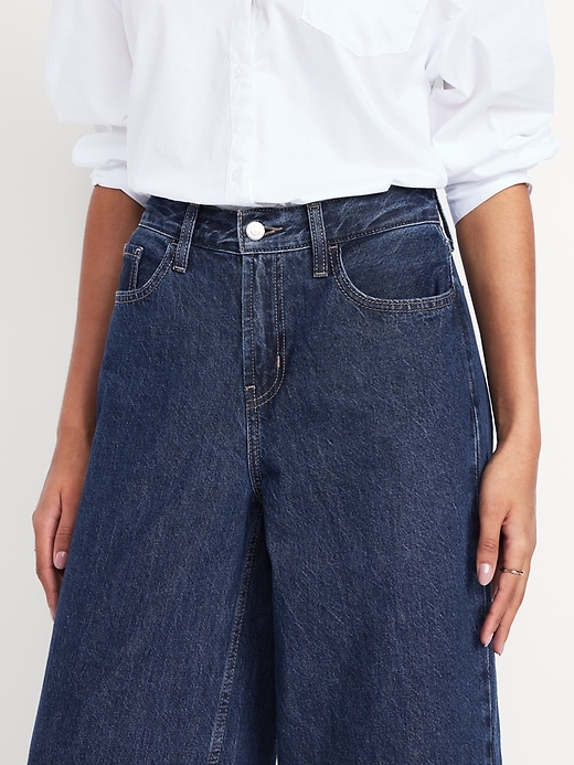 Image number 4 showing, Mid-Rise Wow Baggy Wide-Leg Jeans