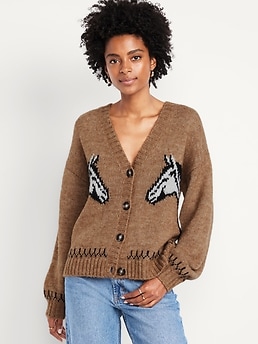 Wool-Blend Cardigan Sweater | Old Navy