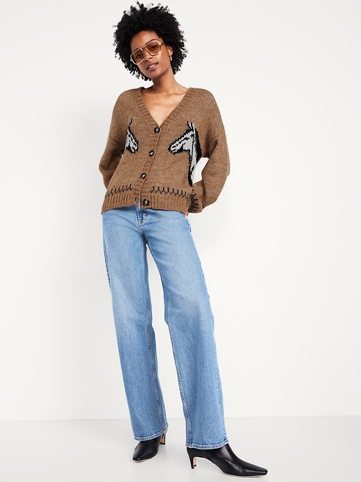 Image number 3 showing, Wool-Blend Cardigan Sweater