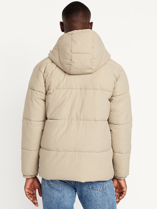 Image number 2 showing, Water-Resistant Hooded Puffer Jacket