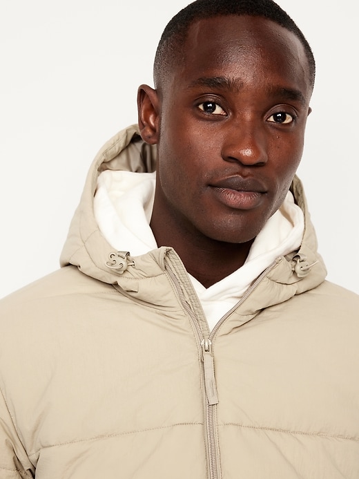 Image number 5 showing, Water-Resistant Hooded Puffer Jacket