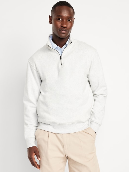 Image number 1 showing, Oversized Rotation Fleece Quarter Zip