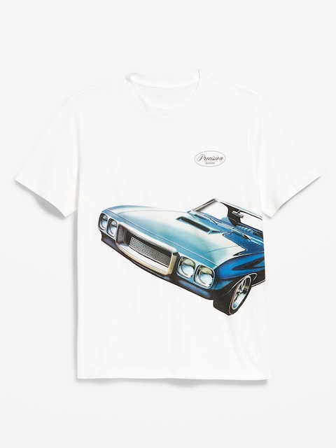 Graphic Crew-Neck T-Shirt - White Lilies