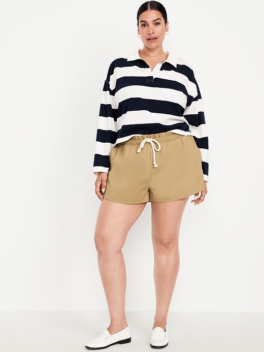 Image number 6 showing, Mid-Rise Twill Volume Shorts